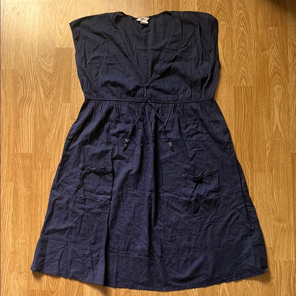 Navy Blue Sleeveless Dress